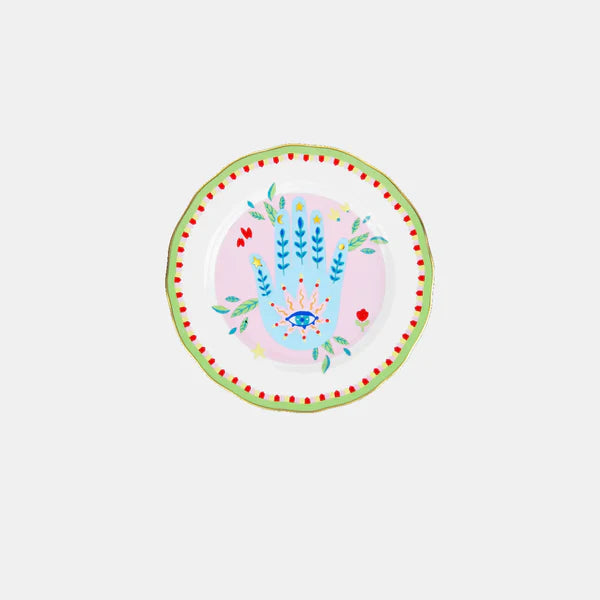 Mamma Mia Dessert Plate - Floral