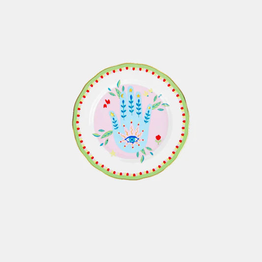 Mamma Mia Dessert Plate - Floral