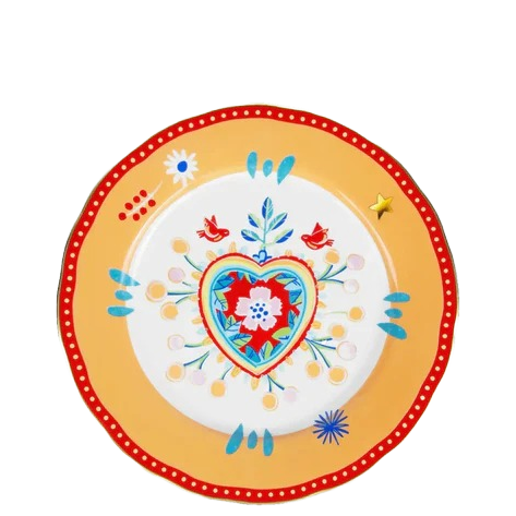 Mamma Mia Dinner Plate - Heart