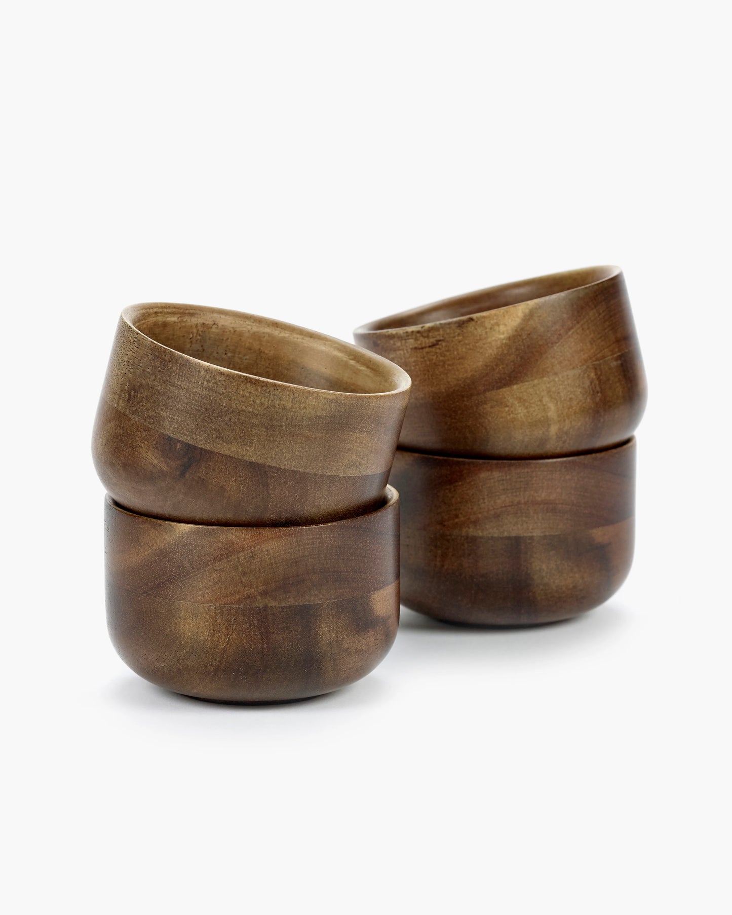 Tea Cup Wood Set of 4