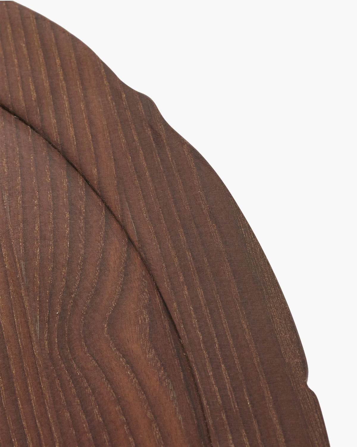 Tray Oval Dark Brown Silhouette