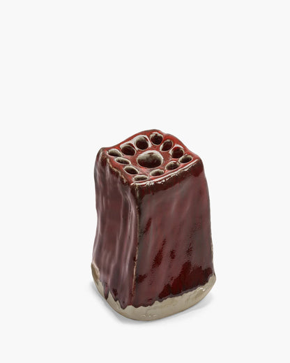 Vase Red Pique-Fleurs