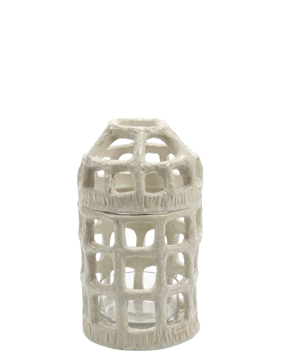 Pique-Fleurs Vase - White Rosie