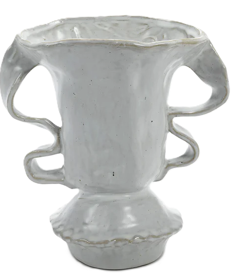 Vase - White Rosie