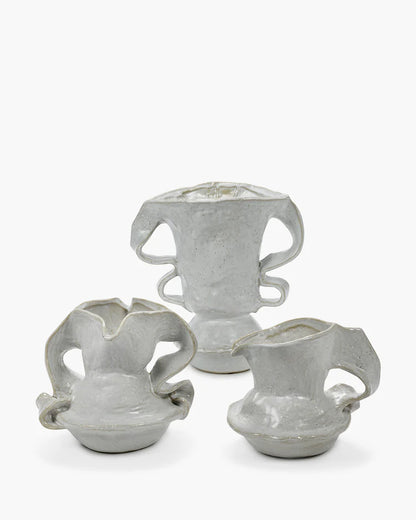 Vase - White Rosie