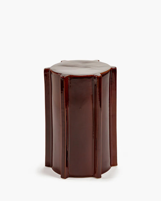 Side Table Ocher Geometrical Pawn