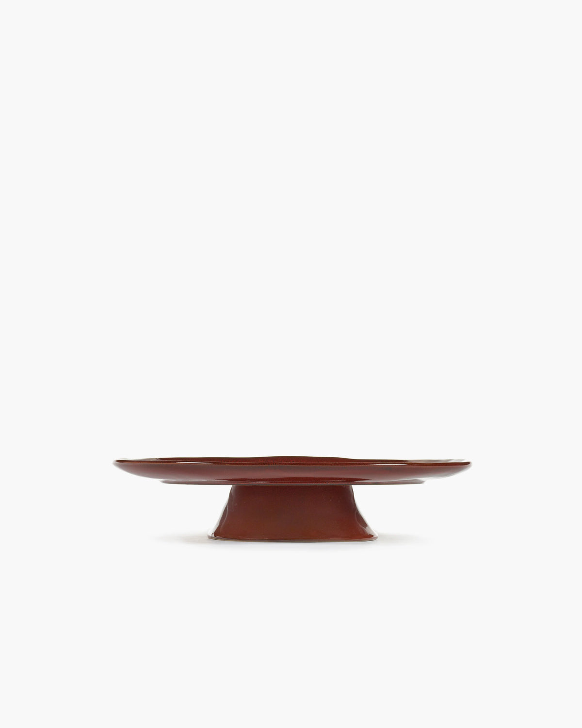 Large Plate Venetian Red La Mère