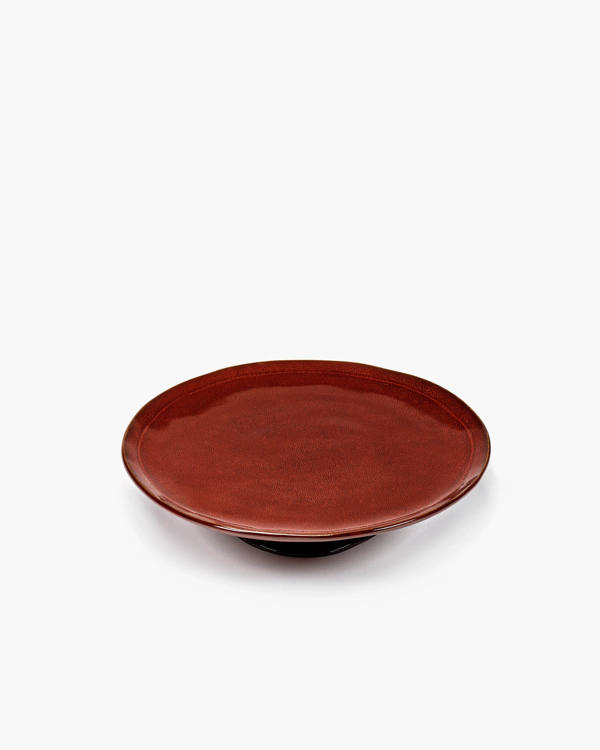 Large Plate Venetian Red La Mère