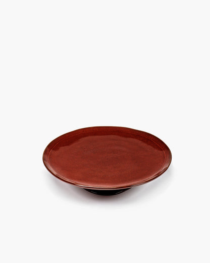 Large Plate Venetian Red La Mère