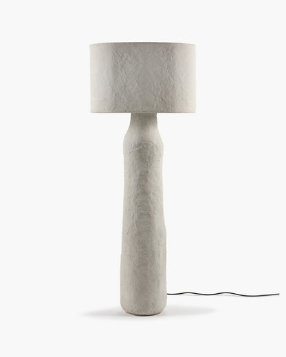 Floor Lamp white  Earth Lampshade