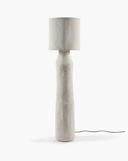 Floor Lamp white  Earth Lampshade