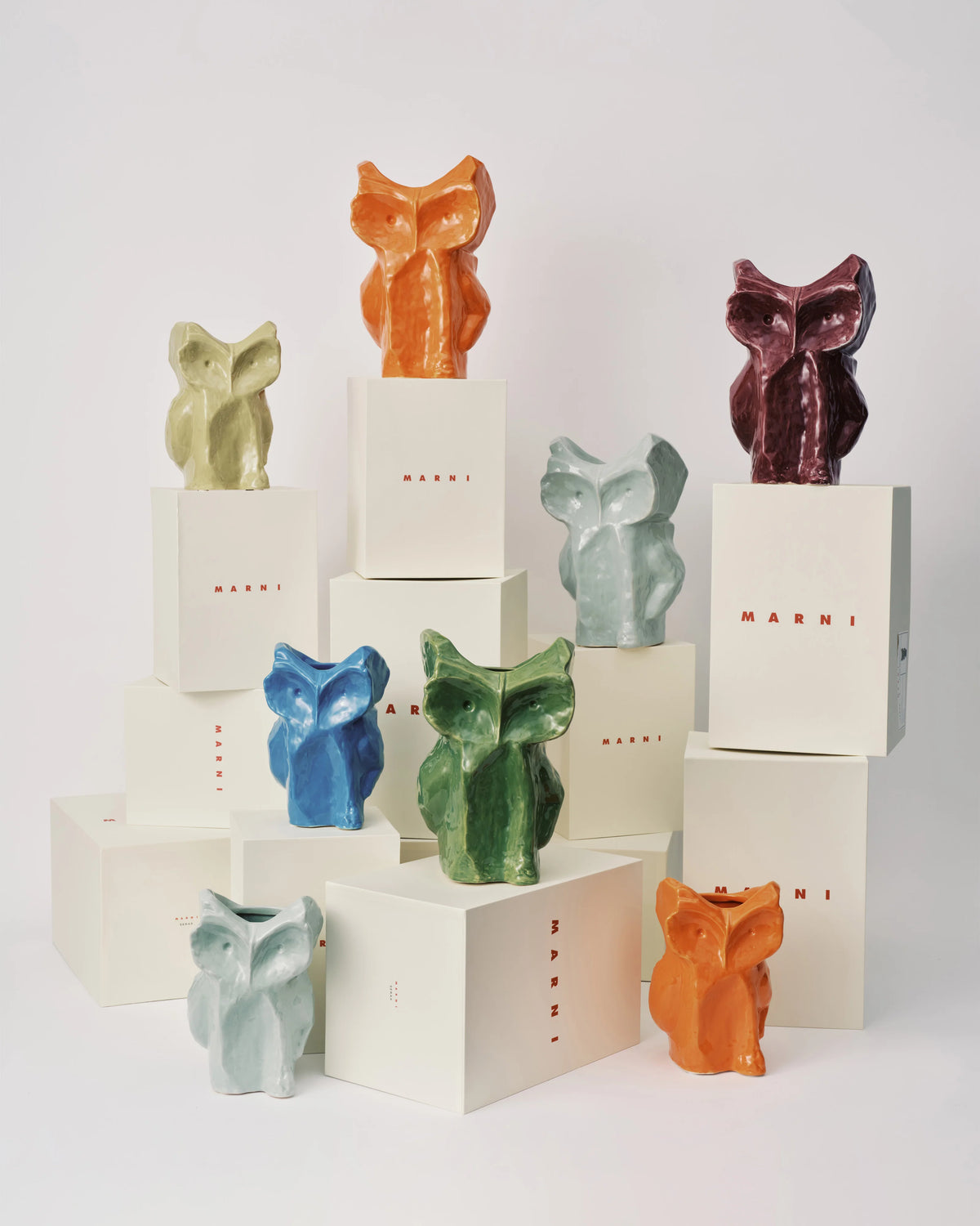 Owl Vase s After Midnight