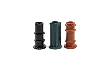 Candle Holder Set – Glazed Molly (Set of 3)