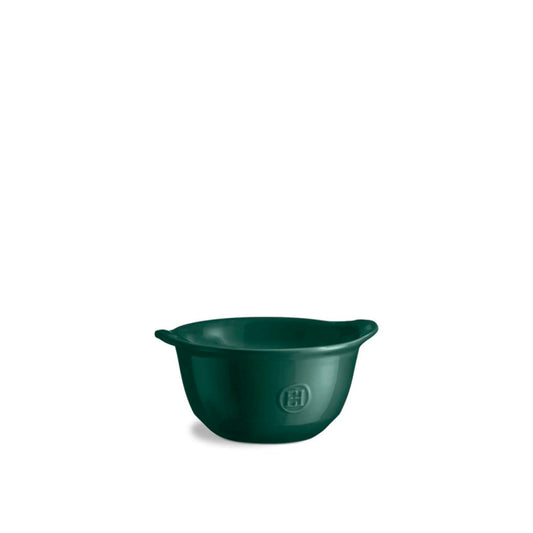 Emile Henry Gratin Bowl, 14cm-Green bowl with a logo on a white background