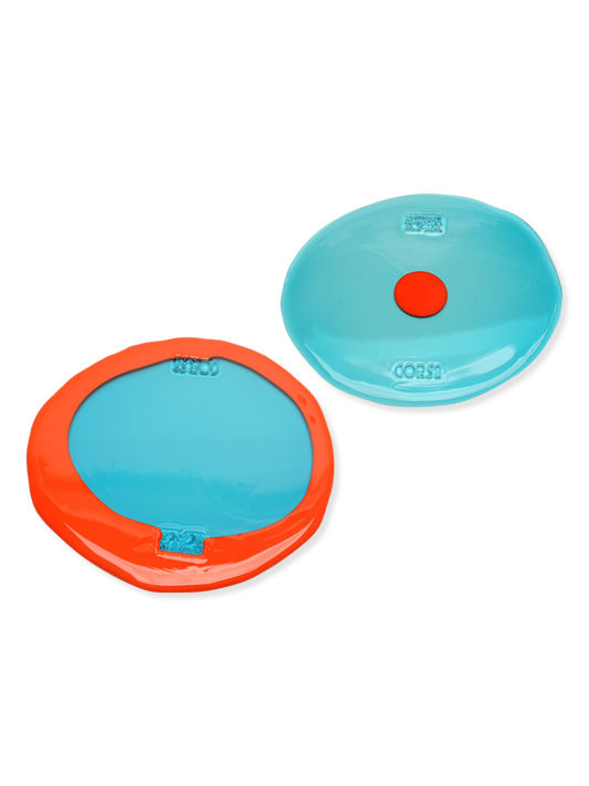 Fish Design By Gaetano Pesce Set Of 2 Table-mates Coasters