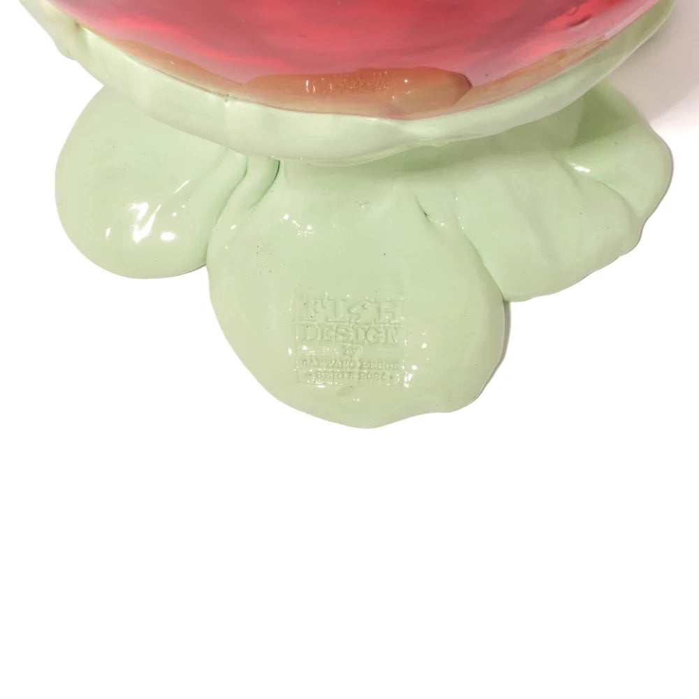 Flower Vase - Red, Clear Red, Mint