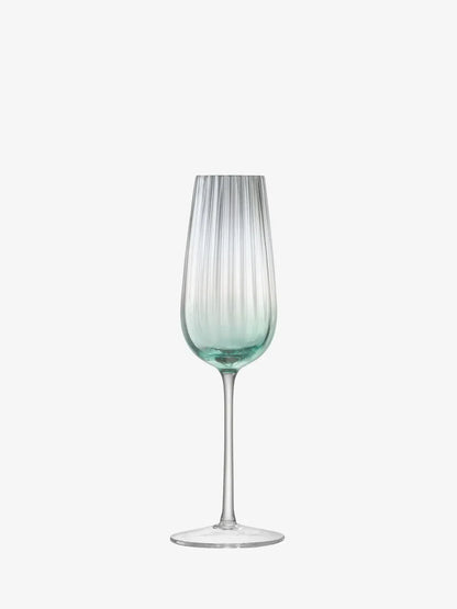 Dusk Champagne Flute 250ml Green/Grey x 2