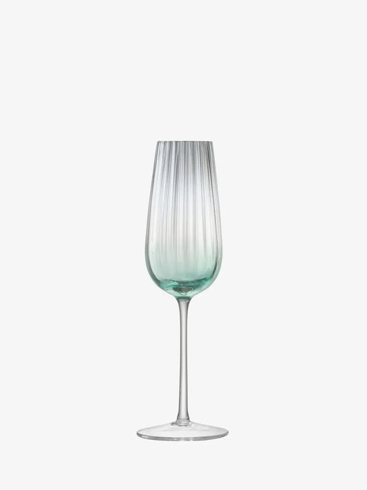 Dusk Champagne Flute 250ml Green/Grey x 3