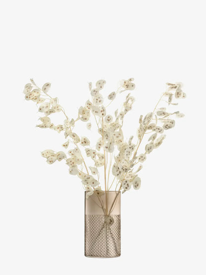 Wicker Vase/Lantern H25cm Taupe