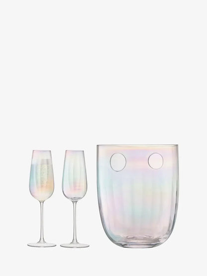 Pearl Champagne Set 250ml/H24.5cm Mother of Pearl