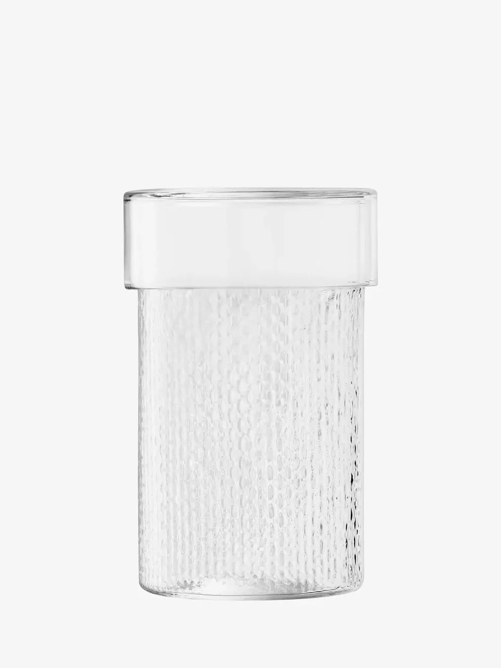 Wicker Container & Lid 15cm/H24.5cm Clear