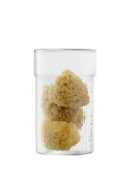 Wicker Container & Lid 15cm/H24.5cm Clear