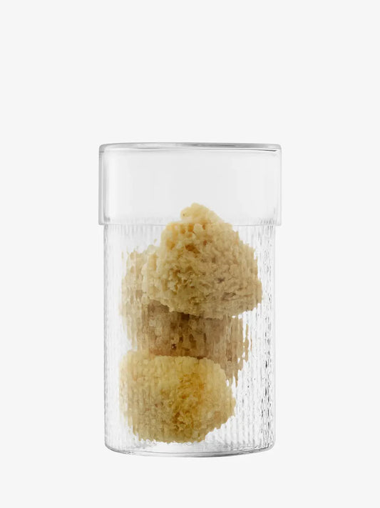 Wicker Container & Lid 15cm/H24.5cm Clear