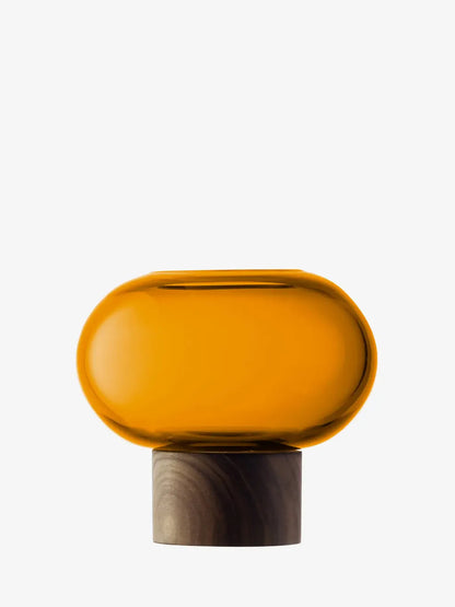 Oblate Vase - Amber