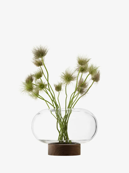 Oblate Vase Short - Clear