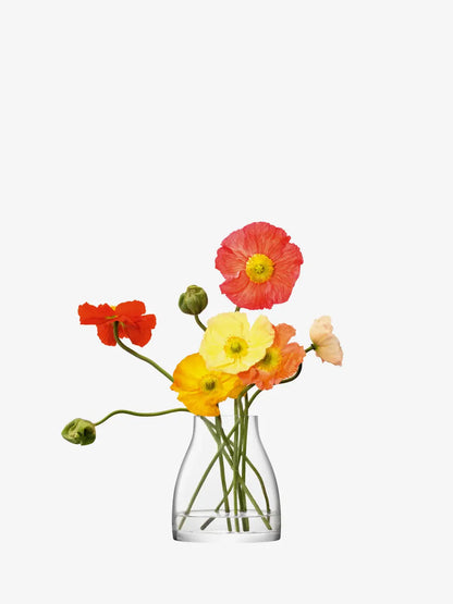 Flower Kiln Vase H21cm Clear