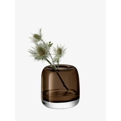 Melt Vase 15cm Mushroom Brown
