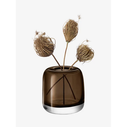 Melt Vase 15cm Mushroom Brown