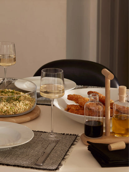 Dine and Oak Stand