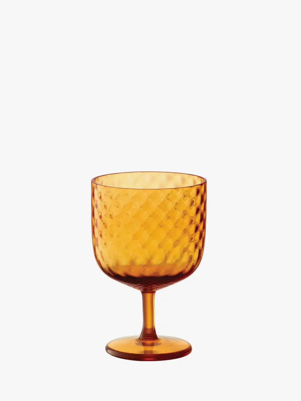 Dapple Wine Glass 325ml Water Sun Amber x 2