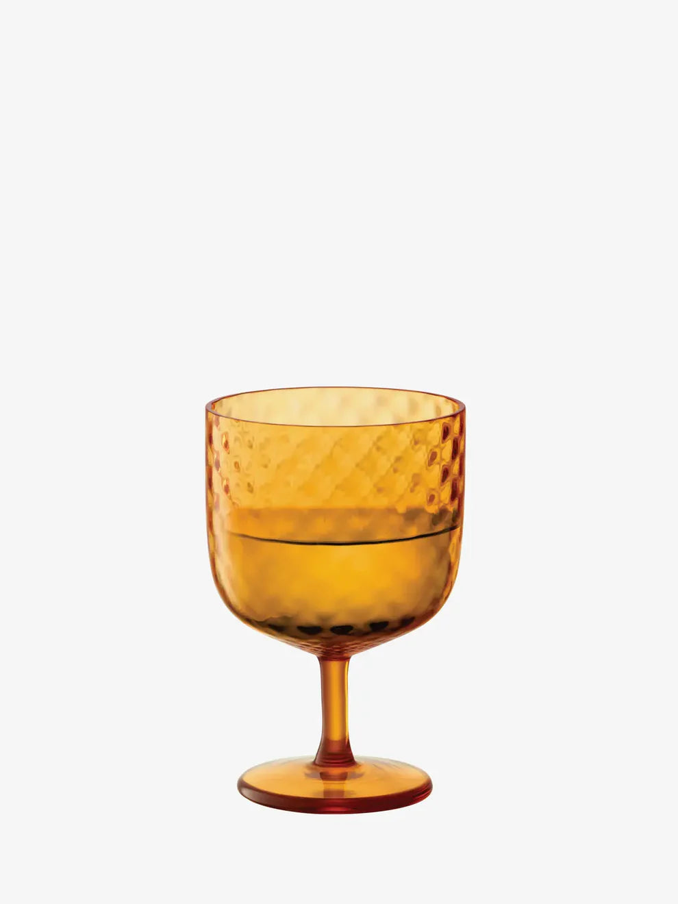 Dapple Wine Glass 325ml Water Sun Amber x 2