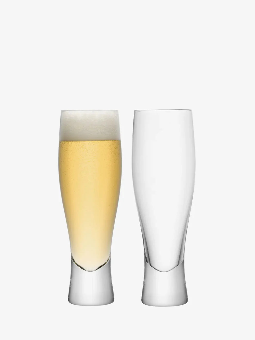 Bar Lager Glass 400ml Clear x 4