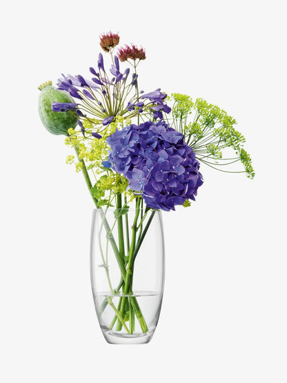 Flower Barrel Bouquet Vase - Clear