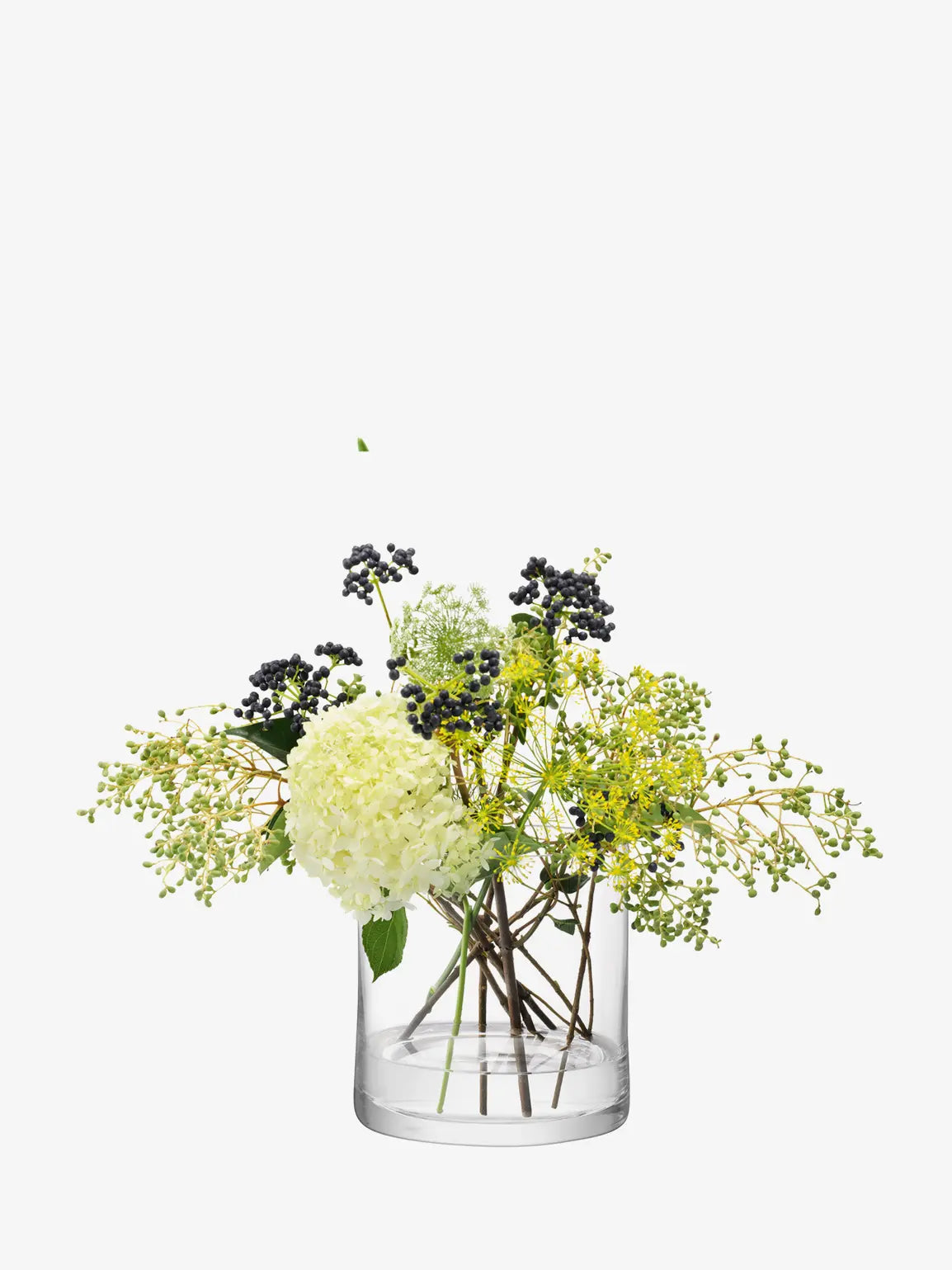 Column Vase/Candleholder  Clear