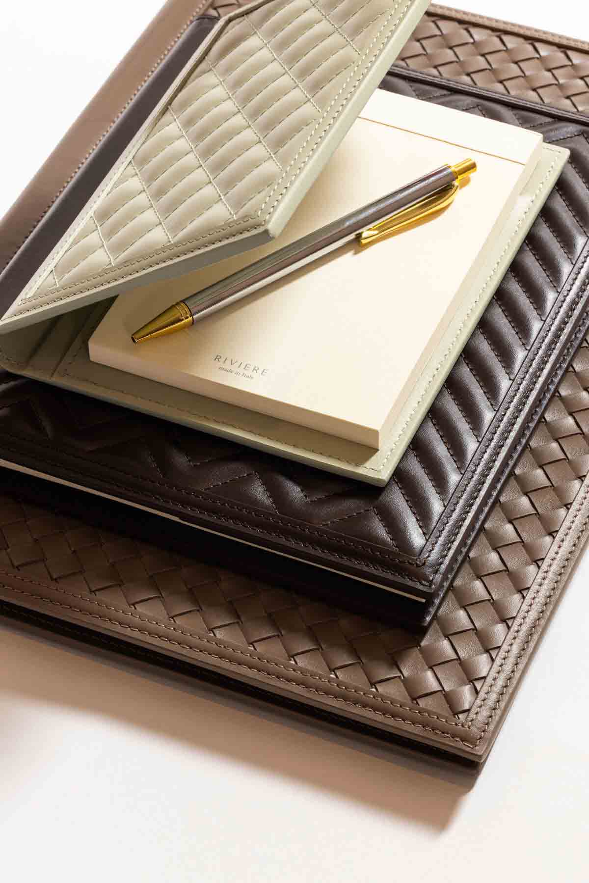Riviere Handwoven Notepad Holder A6 Small