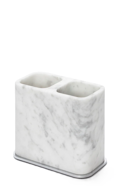 Polo Marble Double Toothbrush Holder