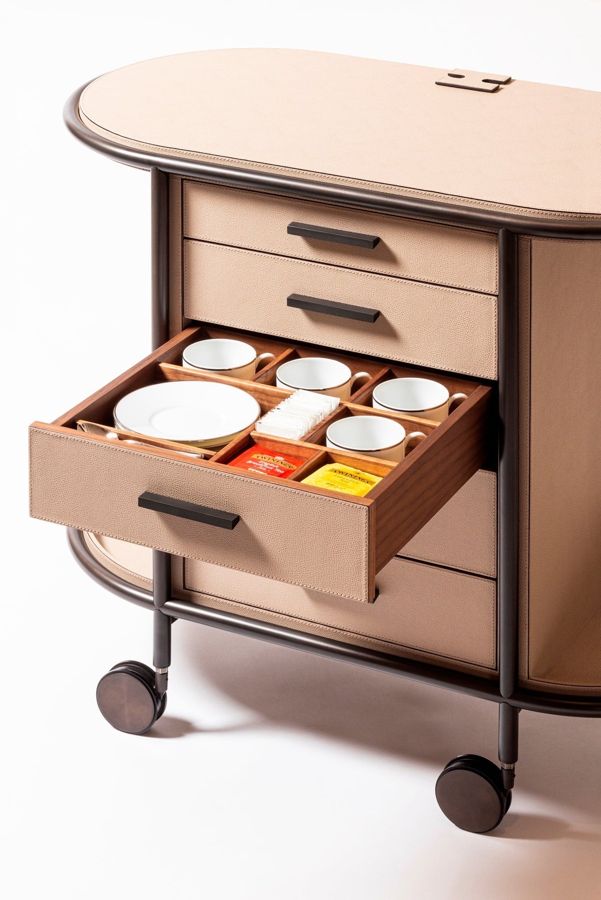 Arcade Coffee And Tea Cart Oval For Professional Capsules