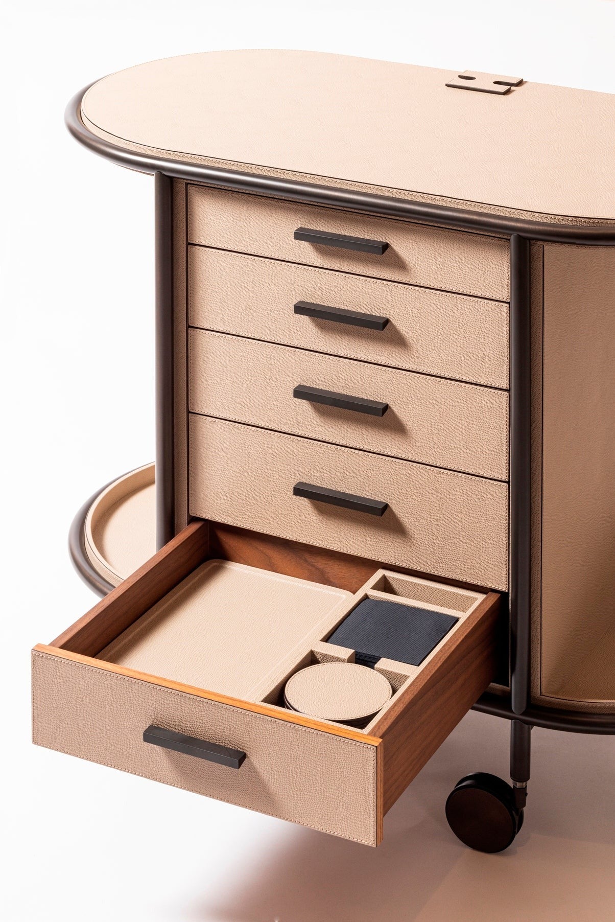 Arcade Coffee And Tea Cart Oval For Professional Capsules