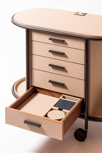 Arcade Coffee And Tea Cart Oval For Professional Capsules