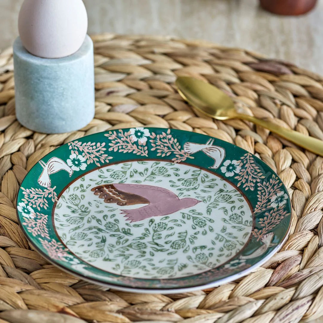 Hezha Stoneware Plate Set Of 2