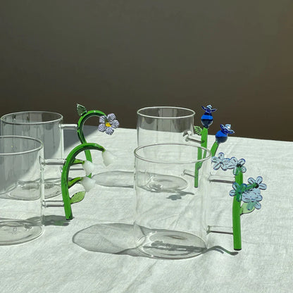 Botanica Mug - Light Blue Flower