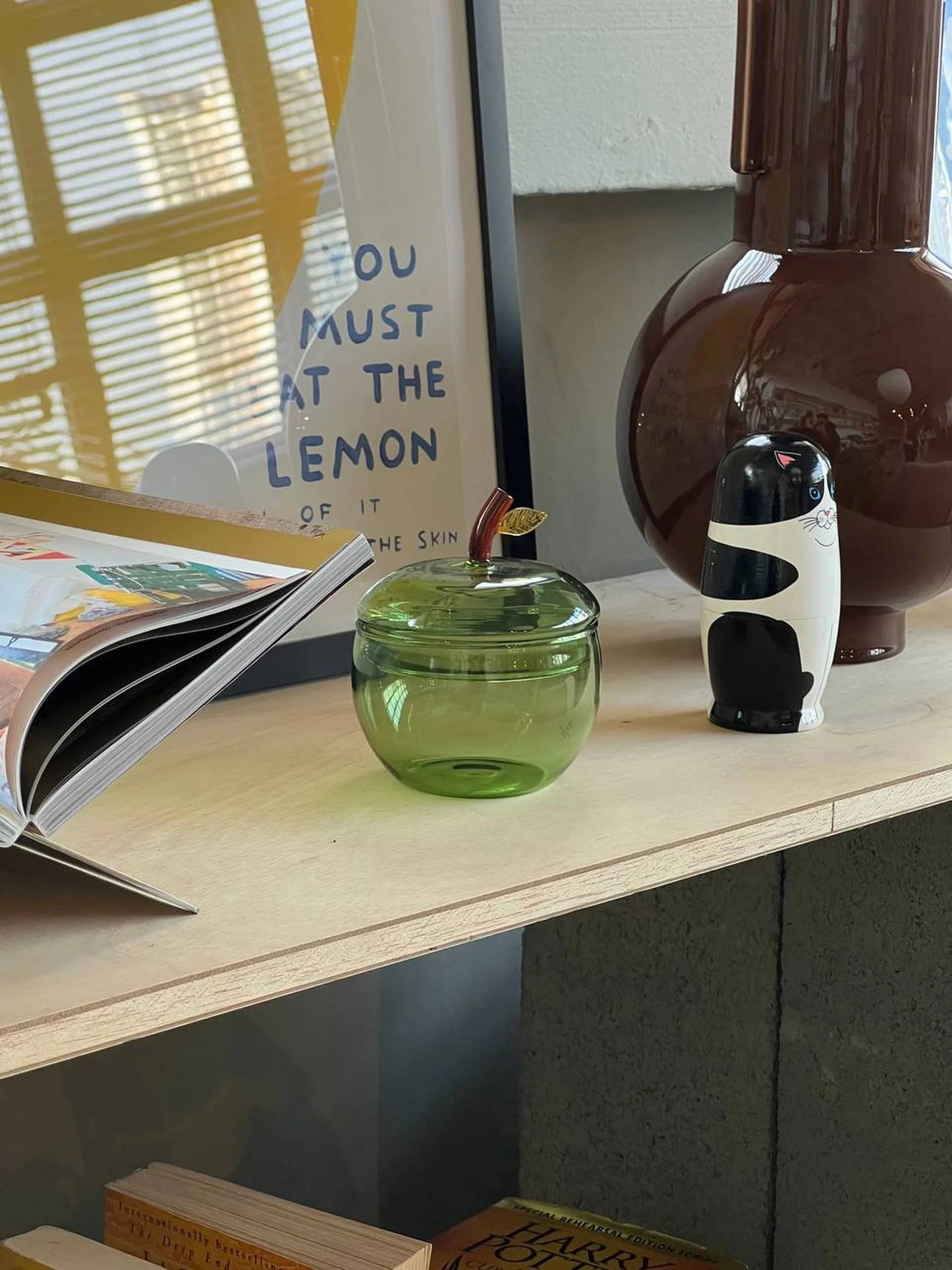 Fruits & Flowers Sugar Bowl - Apple