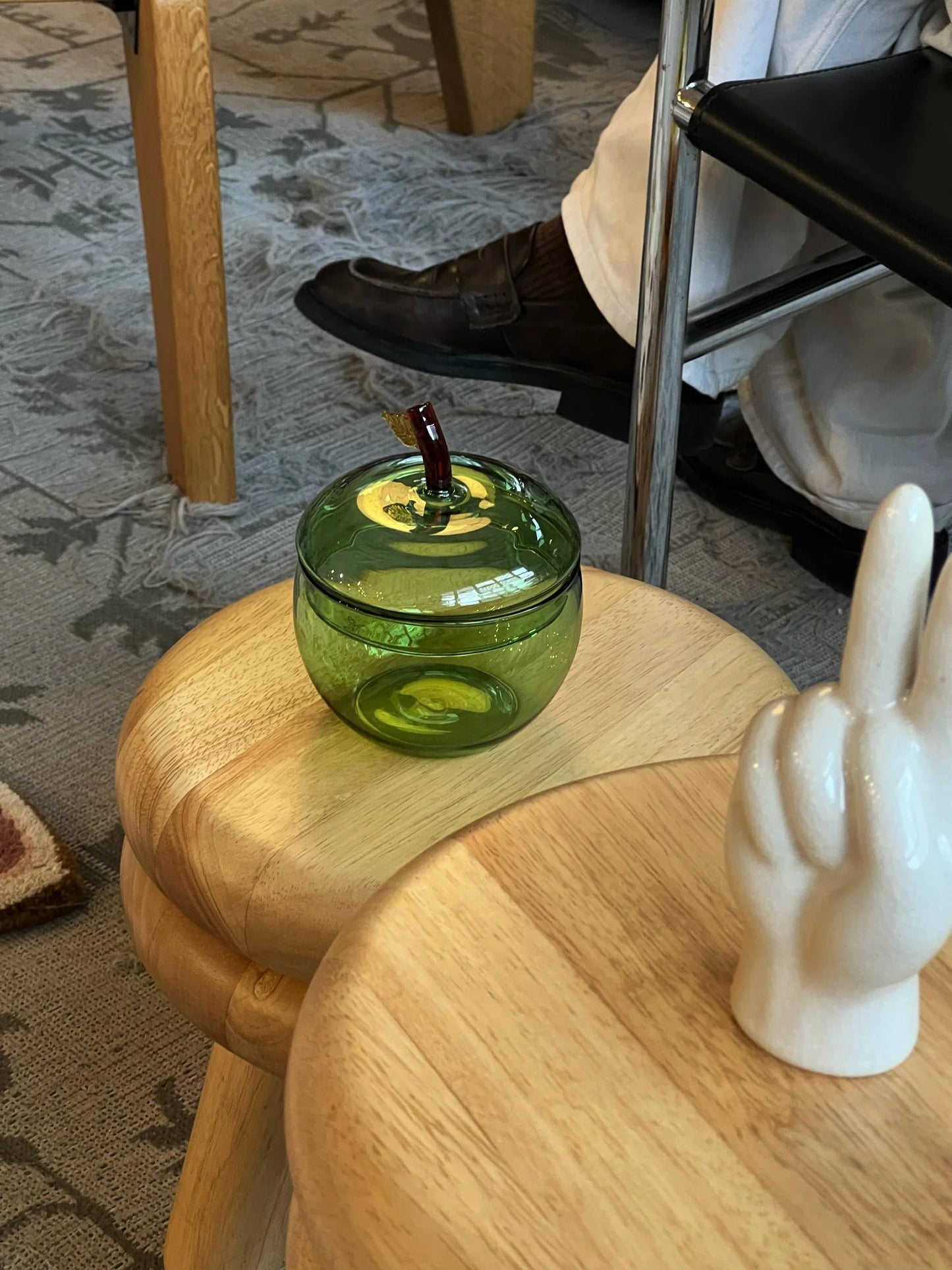 Fruits & Flowers Sugar Bowl - Apple