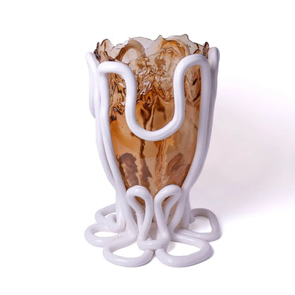 Indian Summer Vase - Clear, Matt White