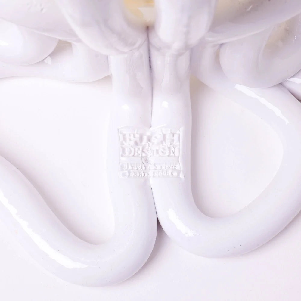 Indian Summer Vase - Clear, Matt White