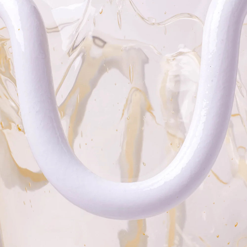 Indian Summer Vase - Clear, Matt White